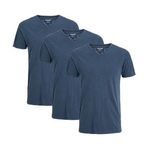 3ER PACK SPLIT - Basic T-shirt - navy blazer