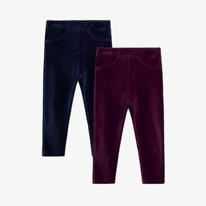 2-PACK  REGULAR FIT - Trousers - navy
