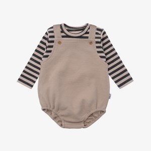 ZWEITEILIGES SET - Body - beige/grau ZWEITEILIGES SET - Body - beige/grau