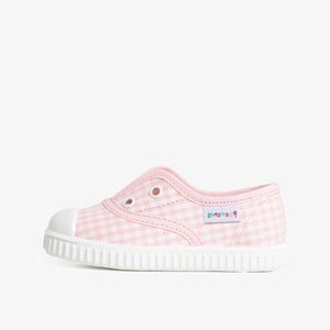 VICHY SIN CORDONES - Baby shoes - rosa VICHY SIN CORDONES - Baby shoes - rosa