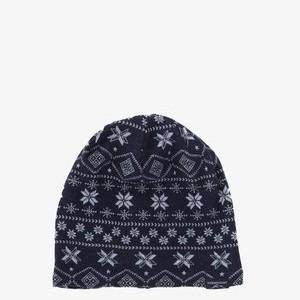 Beanie - dk navy light blue Beanie - dk navy light blue