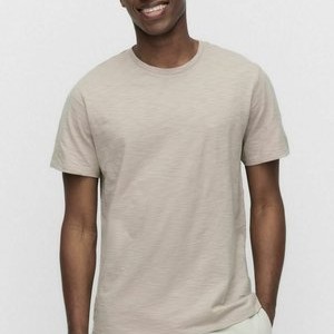 HARRY CREW NECK TEE - Basic T-shirt - light beige HARRY CREW NECK TEE - Basic T-shirt - light beige