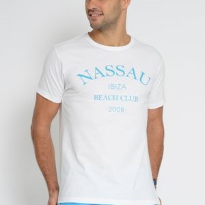 Print T-shirt - off white Print T-shirt - off white