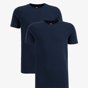 2PACK - Basic T-shirt - blue