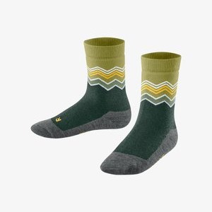 ACTIVE SPORTY ZIGZAG - Socks - pea soup ACTIVE SPORTY ZIGZAG - Socks - pea soup