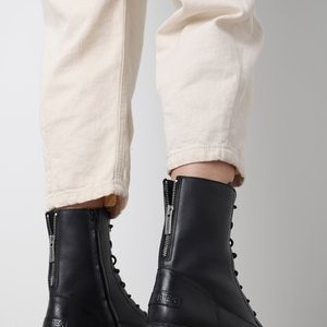 DUCK - Platform ankle boots - black DUCK - Platform ankle boots - black