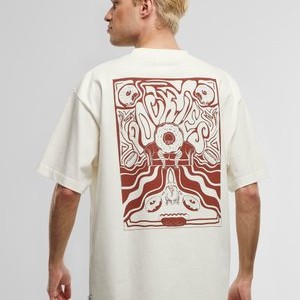 Print T-shirt - white red offwhite Print T-shirt - white red offwhite