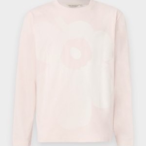 BIITTI UNIKKO PLACEMENT UNISEX - Long sleeved top - light pink/off-white BIITTI UNIKKO PLACEMENT UNISEX - Long sleeved top - light pink/off-white