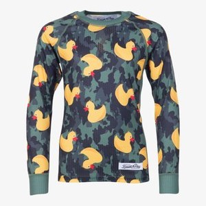 CREWNECK L/S BASELAYER - Long sleeved top - camo yellow duck CREWNECK L/S BASELAYER - Long sleeved top - camo yellow duck