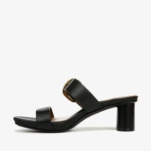 IDA SLIDE - Heeled mules - black leather IDA SLIDE - Heeled mules - black leather