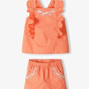 2 PCS SET - Shorts - coral