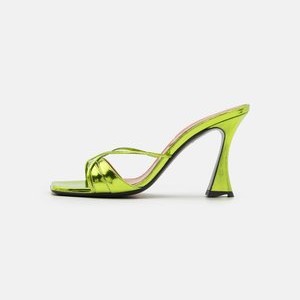 LUST MULE CRYSTAL EMBELLISHED - Heeled mules - chameleon green LUST MULE CRYSTAL EMBELLISHED - Heeled mules - chameleon green