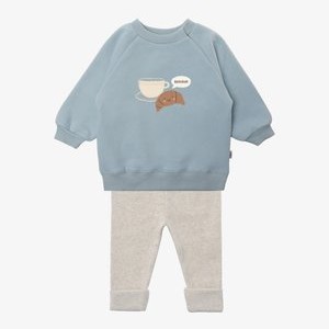 3 PIECE SET CROISSANT BONJOUR - Leggings - Trousers - mehrfarbig