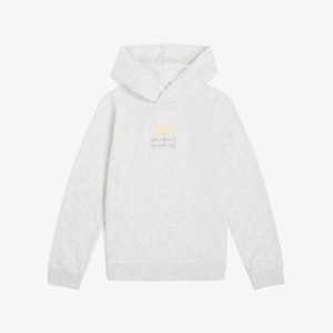 BACK PRINT - Hoodie - white melange BACK PRINT - Hoodie - white melange