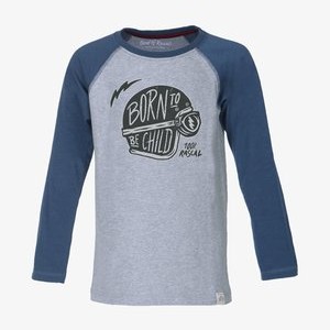 HELMET RAGLAN - Long sleeved top - blue HELMET RAGLAN - Long sleeved top - blue