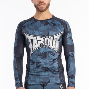 FUNKTIONS SCHMALE PASSFORM DUNCAN - Long sleeved top - camo blue FUNKTIONS SCHMALE PASSFORM DUNCAN - Long sleeved top - camo blue