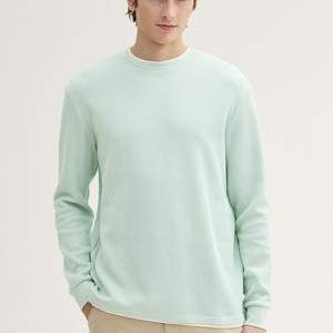 IM 2-IN-1 LOOK - Long sleeved top - sea foam IM 2-IN-1 LOOK - Long sleeved top - sea foam