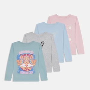 4 PACK - Long sleeved top - light blue/light green/light pink
