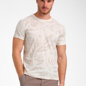 FLORAL - Print T-shirt - sand FLORAL - Print T-shirt - sand