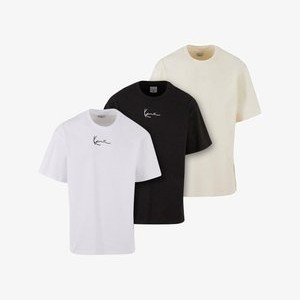 3 PACK - Basic T-shirt - white black beige 3 PACK - Basic T-shirt - white black beige