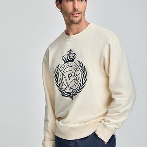 CREWNECK RELAXED FIT BIG NAUTIC SADDIE - Sweatshirt - ecru CREWNECK RELAXED FIT BIG NAUTIC SADDIE - Sweatshirt - ecru