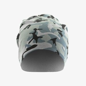 Beanie - grey camo/charcoal