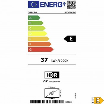 Смарт-ТВ Toshiba 4K Ultra HD HDR10+ HDR10 DVB-T2 400 Hz PQI QLED