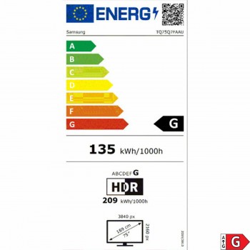 Смарт-ТВ Samsung TQ75Q7F 75" 4K Ultra HD HDR QLED