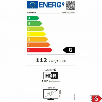 Смарт-ТВ Samsung HG65CU700EUXEN 65" LED 4K Ultra HD