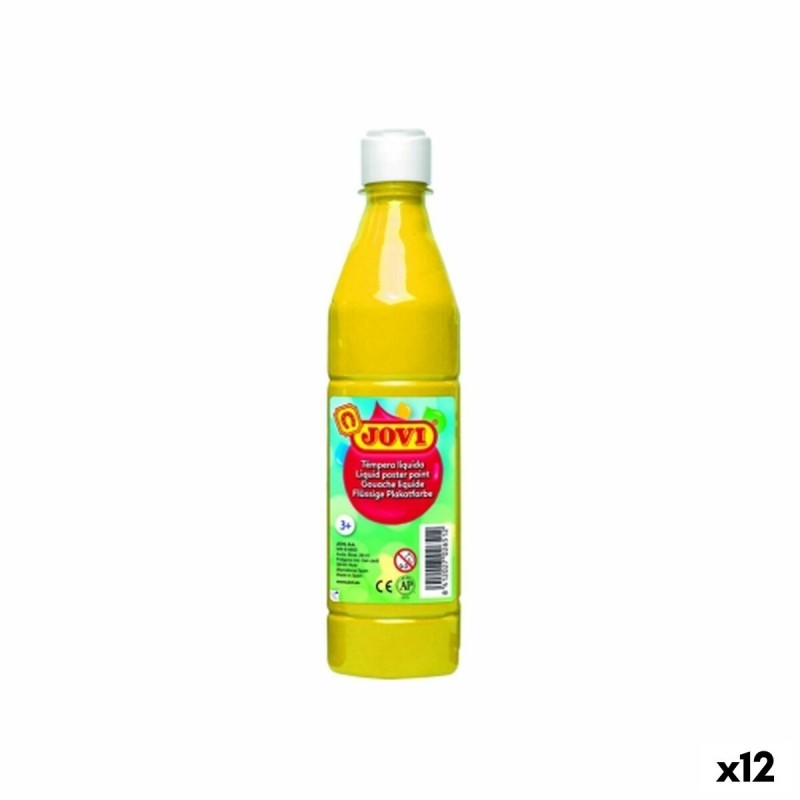 Темпера Jovi Жёлтый 500 ml (12 штук)