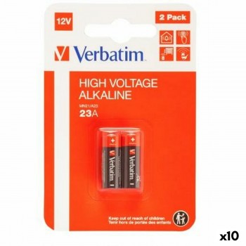Батарейки Verbatim 12 V LR23A (2 Предметы) (10 штук)