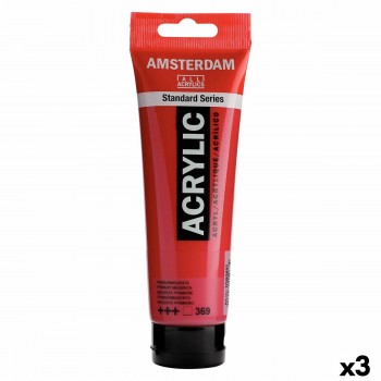 Акриловая краска Talens Amsterdam Розовый 120 ml (3 штук)