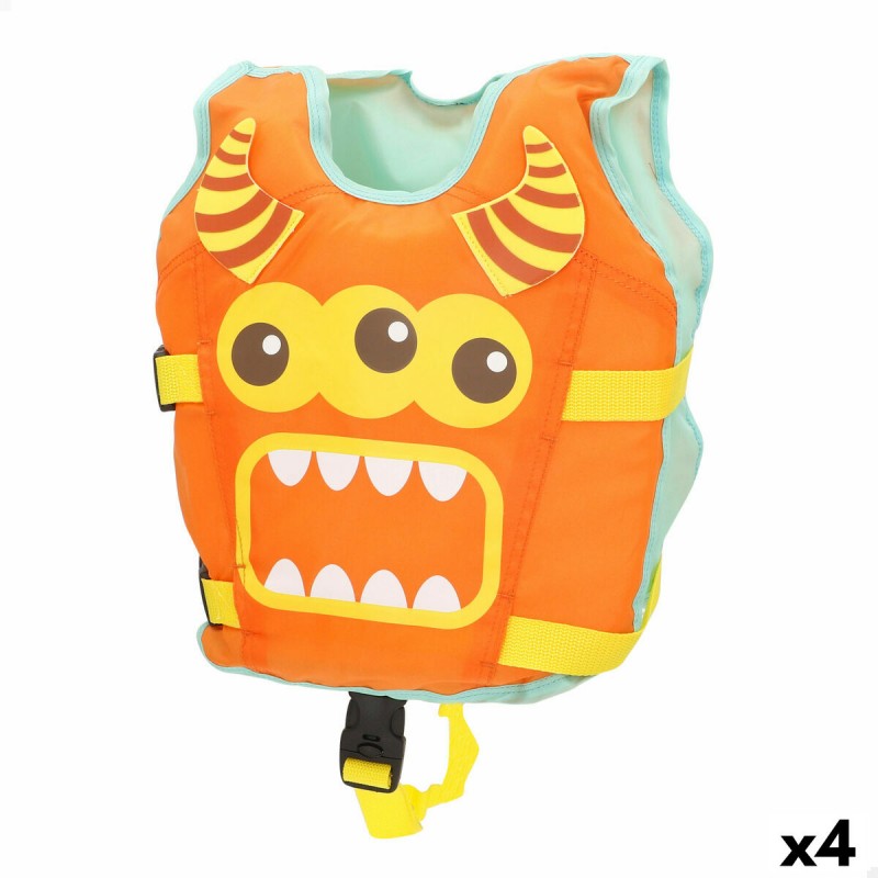 Спасательный жилет AquaSport 34 x 37 x 7 cm Оранжевый (4 штук)