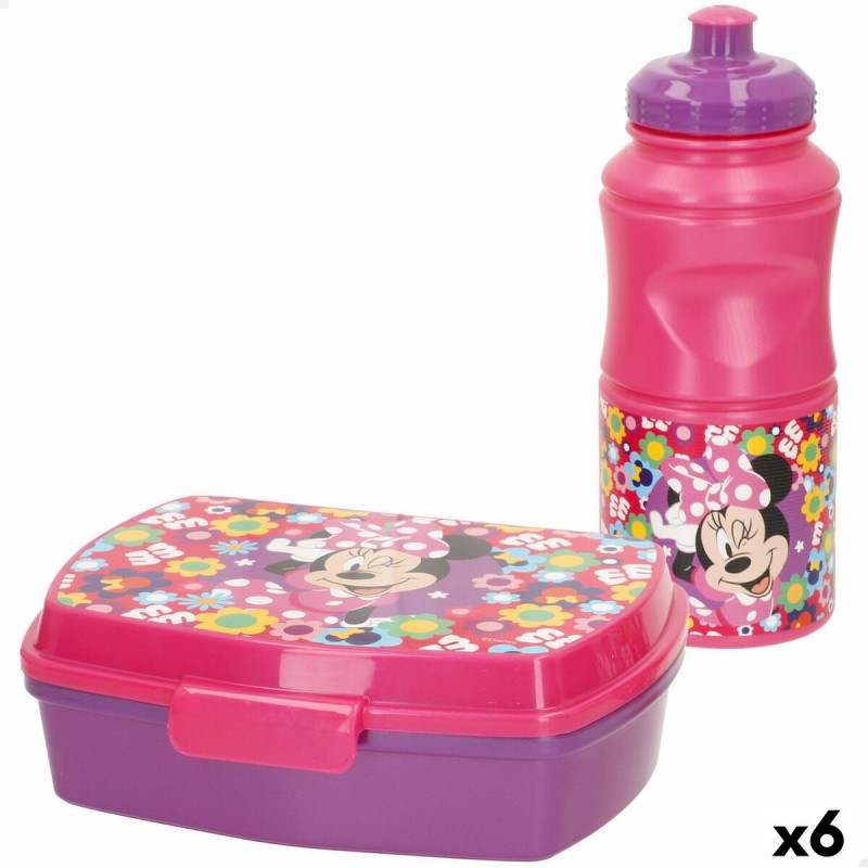Судок Minnie Mouse 380 ml 17 x 5,5 x 13,5 cm бутылка (6 штук)