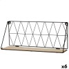 Полки Max Home Железо Деревянный MDF 48 X 20 X 13 CM (6 штук)